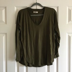 Madewell Anthem Long-Sleeve V-Neck Tee